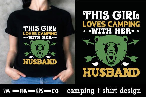 Camping Quote Trendy T Shirt Design Graphics