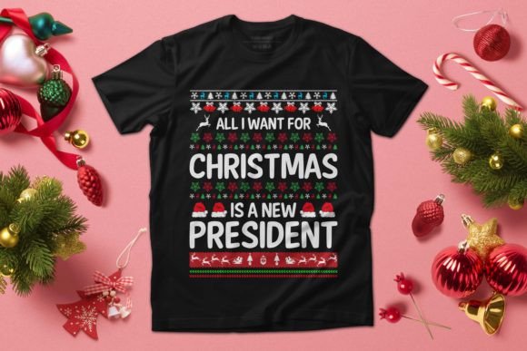 Christmas President Funny SVG Design for T-Shirt Designs and Graphics