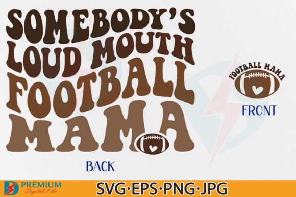 Football, Retro Quote Saying Design SVG: Graphics for T-Shirt Designs
